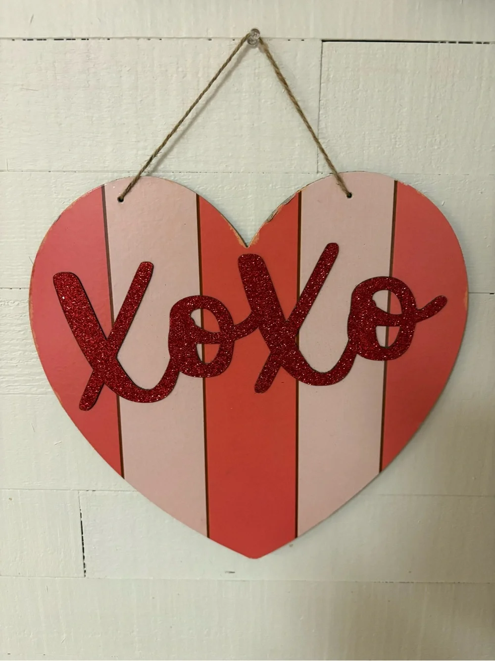 Rustic Valentine’s Day XO XOXO Wood Wall Decor Farmhouse Sign Set